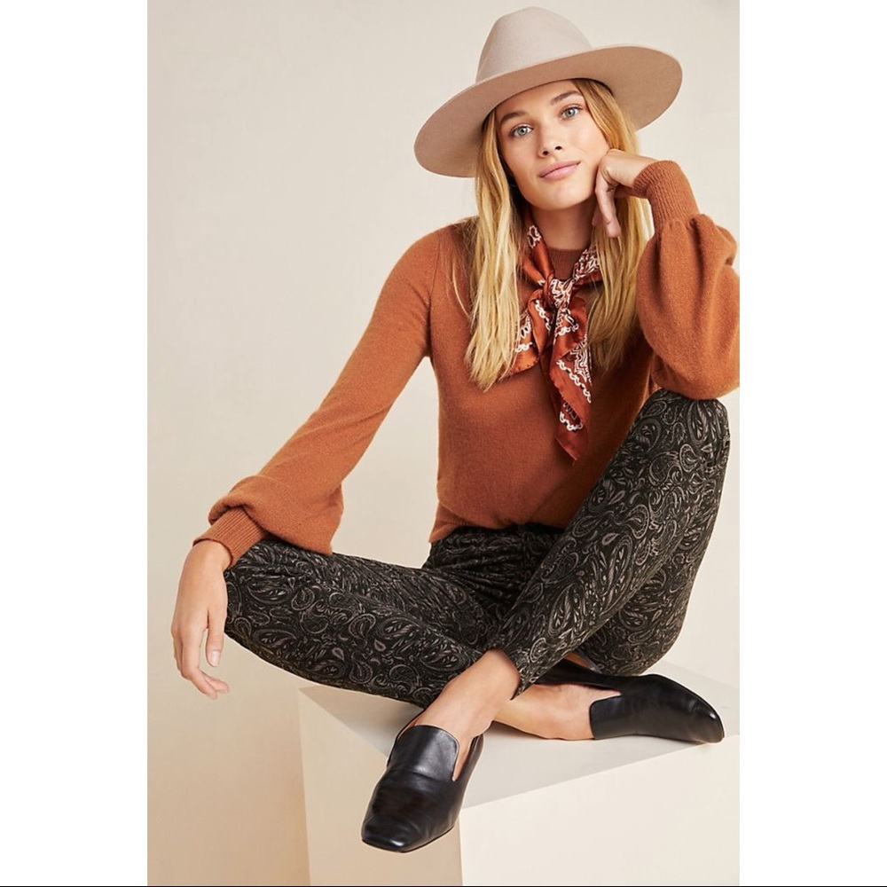 AG The Stevie Velvet High Rise Skinny Jeans